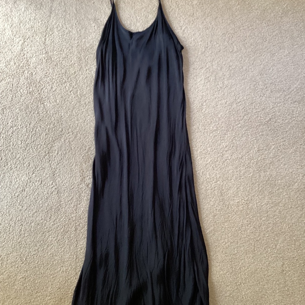 Black slip dress